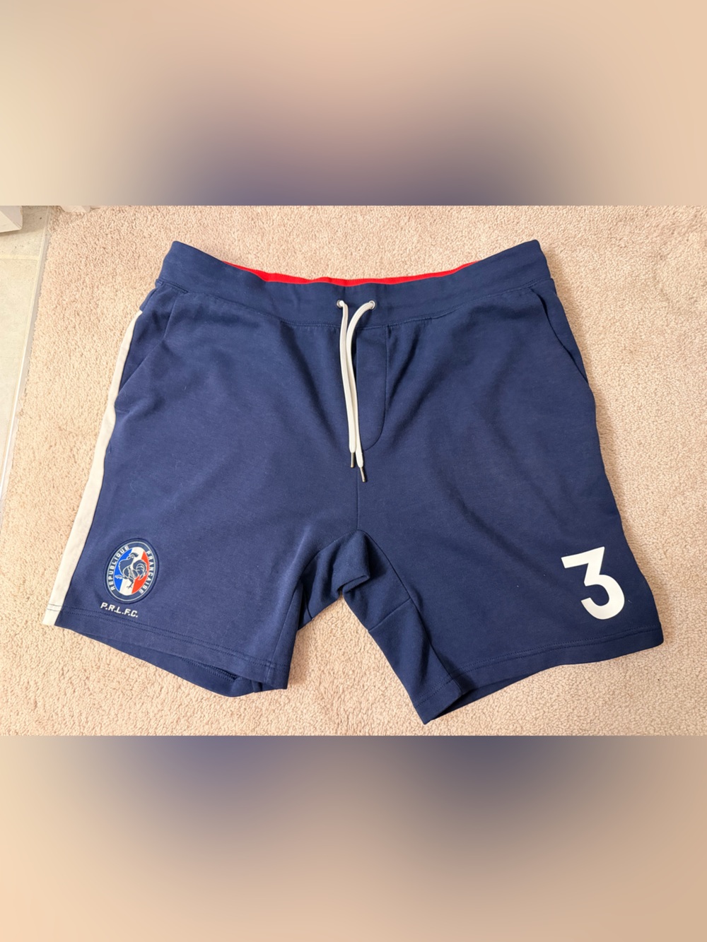 Men’s Polo Ralph Lauren Navy Athletic Drawstring Shorts